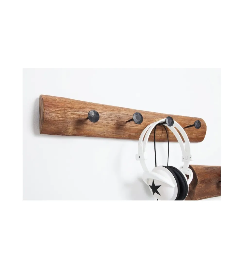 Wieszak ścienny Hemingway 50 cm drewno teak