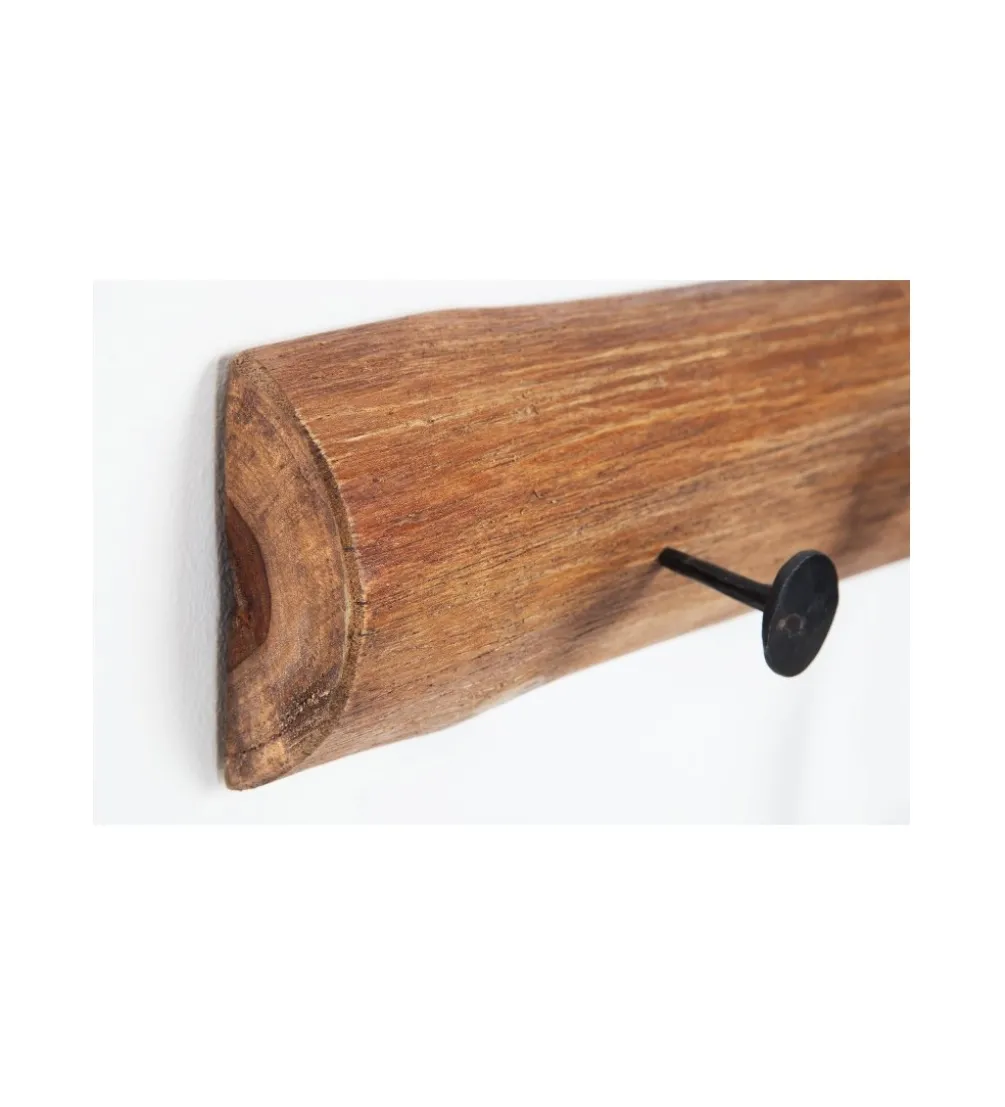Wieszak ścienny Hemingway 50 cm drewno teak