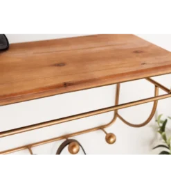 Wieszak ścienny HERITAGE 80 cm drewno sosna