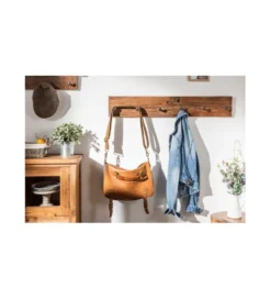 Wieszak Hemingway 90 cm drewno tekowe