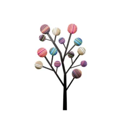 Wieszak RACK BUBBLE TREE 111 cm wielokolorowy