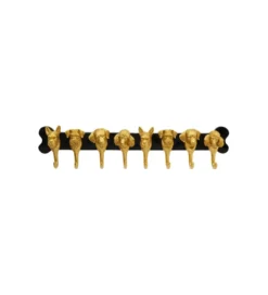 Wieszak RACK DOG FAMILY 69 cm złoty