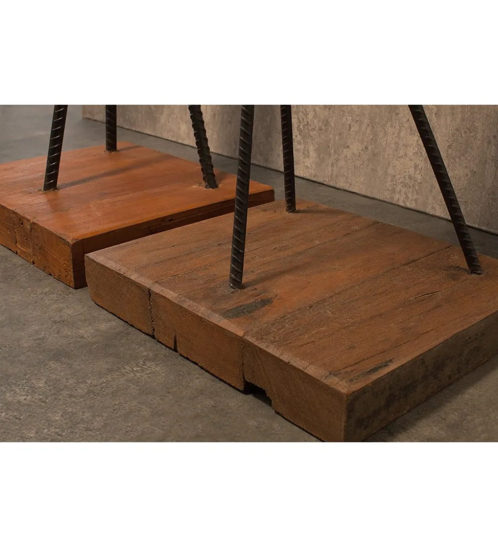 Wieszak Hemingway 200 cm drewno Teak