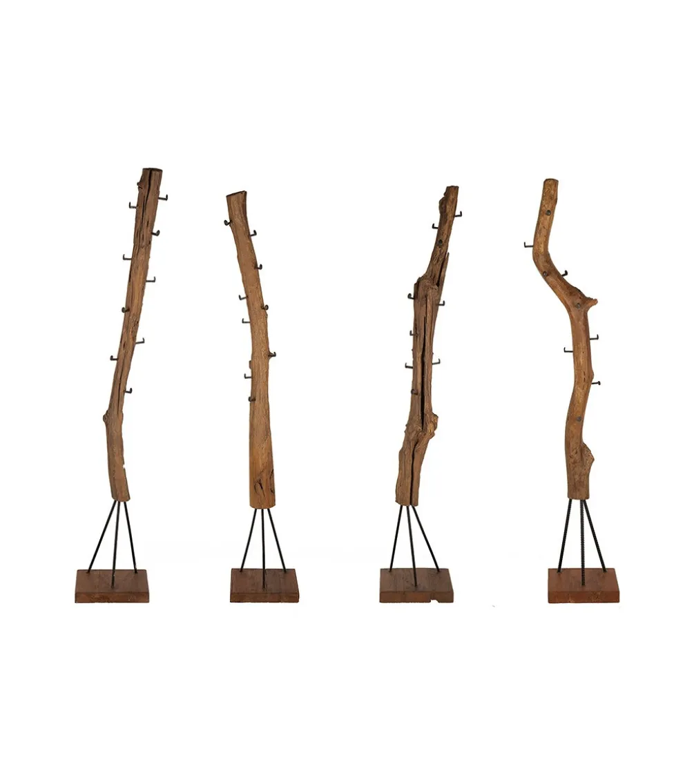 Wieszak Hemingway 200 cm drewno Teak