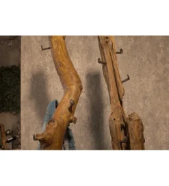 Wieszak Hemingway 200 cm drewno Teak