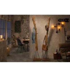 Wieszak Hemingway 200 cm drewno Teak