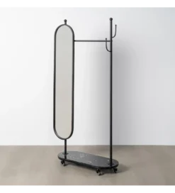 Wieszak z lustrem RECIBIDORN 175 cm