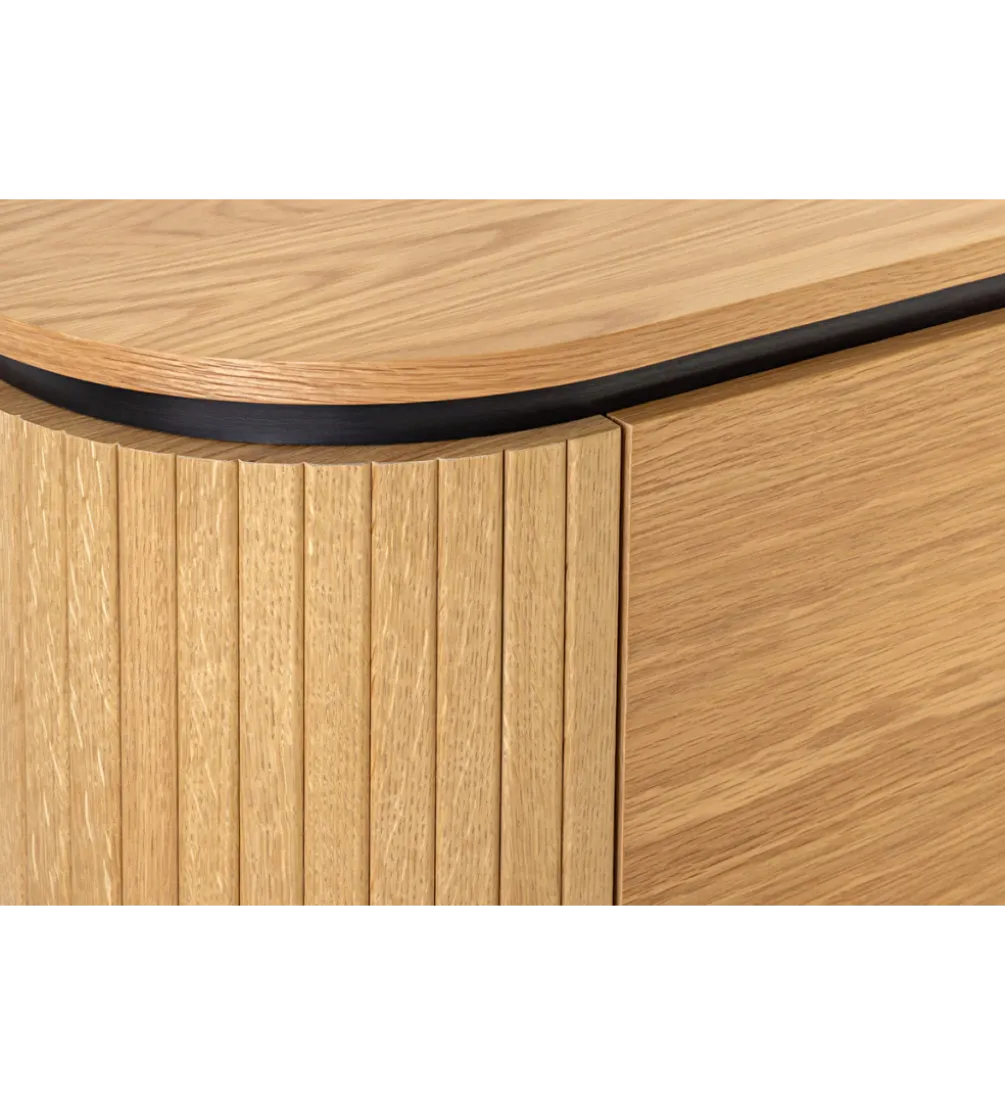 Witryna ATELIER 140 cm kolor naturalnego dębu