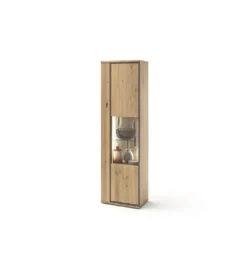 Witryna CAMPINAS 60 cm w optyce dąb bianco