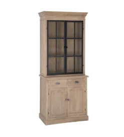 Witryna COTTAGE 135 cm drewno sosny