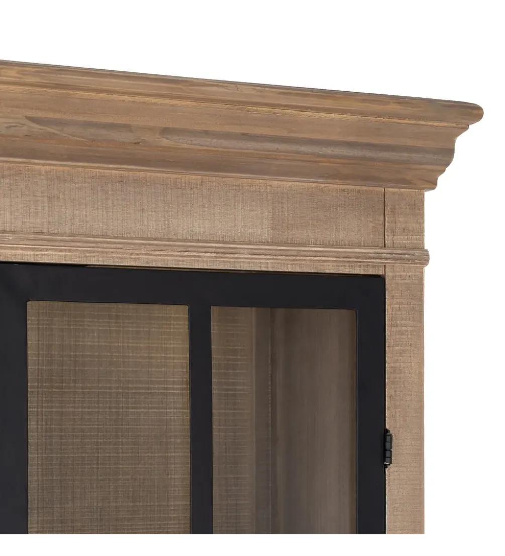 Witryna COTTAGE 135 cm drewno sosny