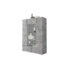 Witryna DAMA 121 cm w optyce betonu