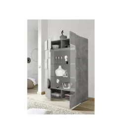 Witryna DAMA 121 cm w optyce betonu