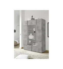 Witryna DAMA 121 cm w optyce betonu