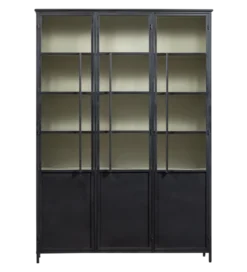 Witryna EXHIBIT 200 cm XL czarny