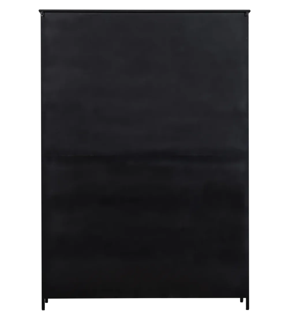 Witryna EXHIBIT 200 cm XL czarny