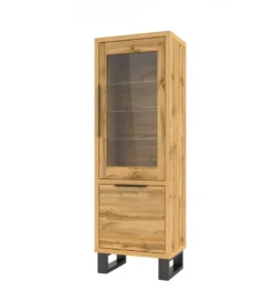 Witryna Halle 64 cm w optyce dąb wotan