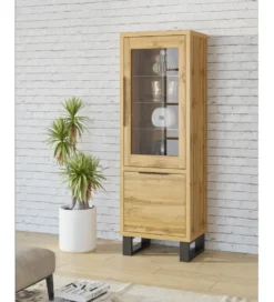 Witryna Halle 64 cm w optyce dąb wotan