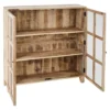 Witryna Iron Craft 120 cm drewno mango