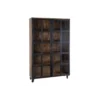 Witryna Iron Craft 115 cm drewno mango czarna