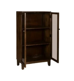 Witryna KOST 140 cm drewno mango brązowy