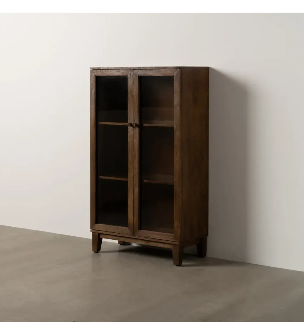 Witryna KOST 140 cm drewno mango brązowy