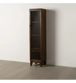 Witryna KOST 180 cm drewno mango brązowy