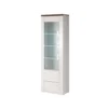 Witryna LARONA 65 cm o wybarwieniu Sonoma Trufel z kolorem Sibiu Larche