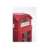 Witryna LONDON TELEPHONE 140 cm czerwona
