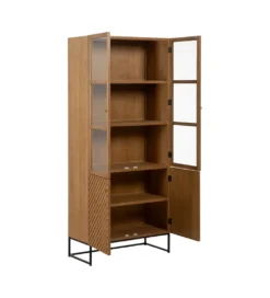Witryna MARGINI 198 cm naturalna
