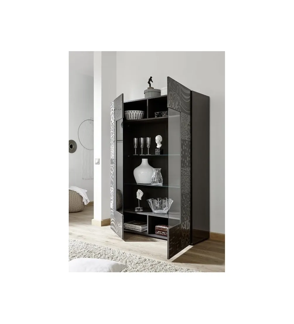 Witryna MIRO 120 cm antracyt