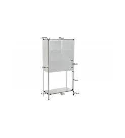 Witryna OLIMPIA 75 cm czarna