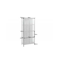 Witryna OLIMPIA 80 cm czarna