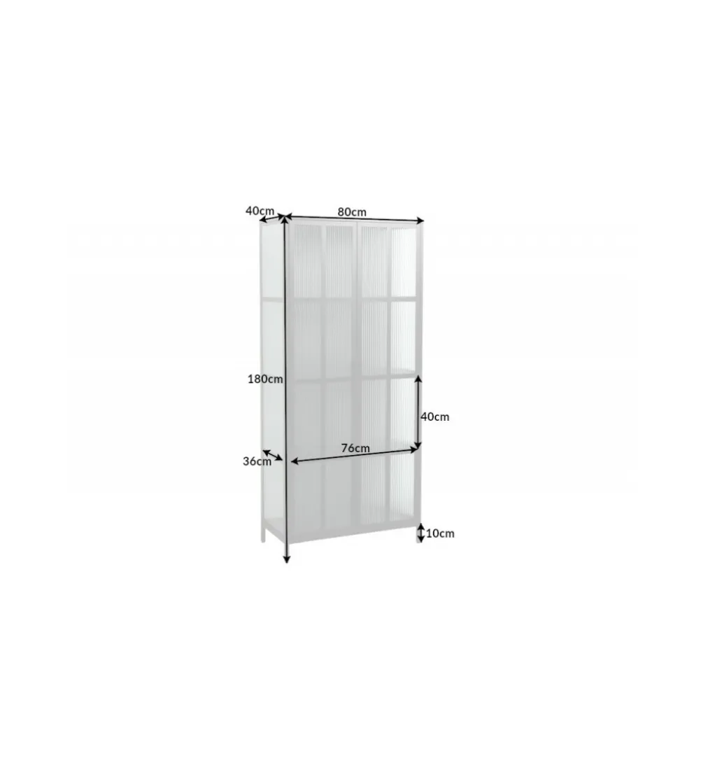 Witryna OLIMPIA 80 cm czarna