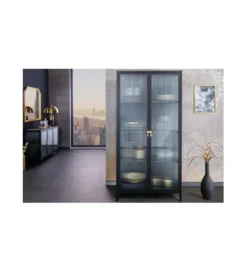 Witryna OLIMPIA II 80 cm czarna