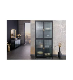 Witryna OLIMPIA II 80 cm czarna