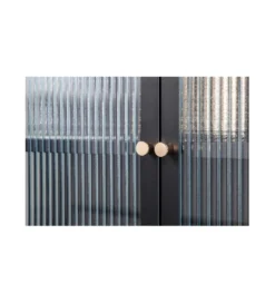 Witryna OLIMPIA III 90 cm czarna