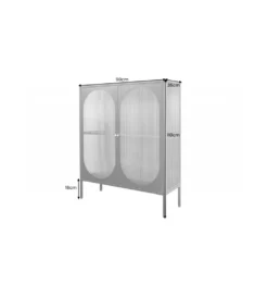 Witryna OLIMPIA III 90 cm czarna