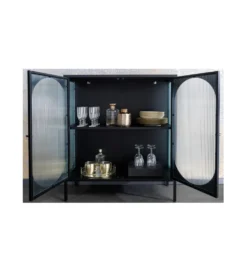Witryna OLIMPIA III 90 cm czarna