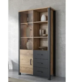 Witryna OLIN WM 101 cm w optyce świerku Appenzeller