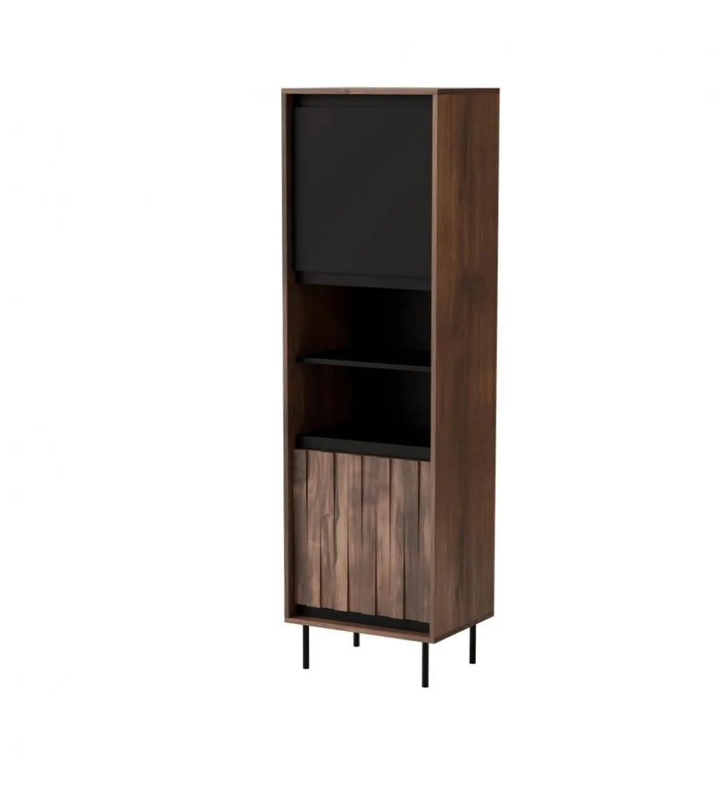 Witryna SWING 53 cm w optyce orzecha