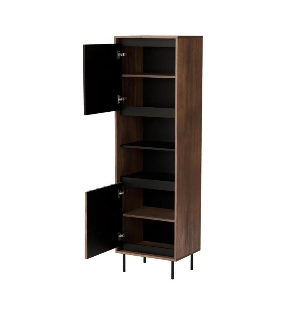 Witryna SWING 53 cm w optyce orzecha