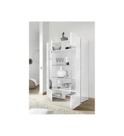 Witryna szklana MIRO 120 cm biała