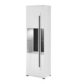 Witryna TULSA 60 cm biała