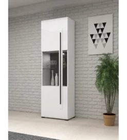 Witryna TULSA 60 cm biała