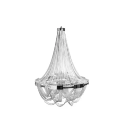 Żyrandol Royal 70 cm srebrny