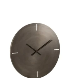 Zegar Metallo 77 cm szary