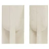 Zestaw 2 donic FERVA 101 cm 80 cm biała