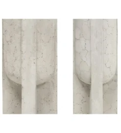 Zestaw 2 donic FERVA 101 cm 80 cm szara