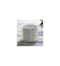 Zestaw 2 doniczek GRABADY 30 cm 25 cm naturalne